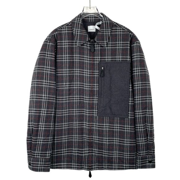 Burberry Gray Cotton Jacket